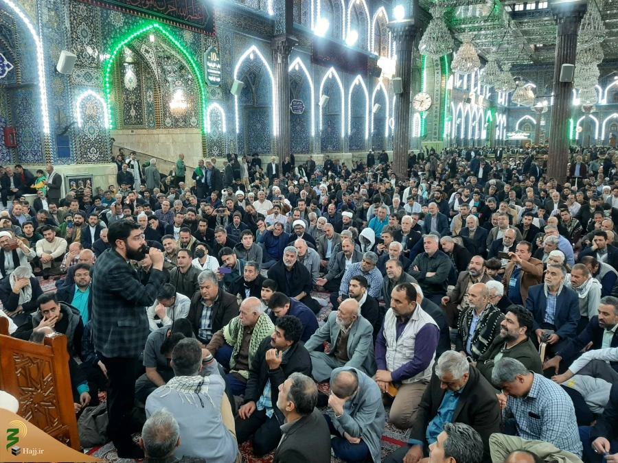 مراسم ویژه تحویل سال نو در حرم امام حسین(ع) برگزار شد+ فیلم 7