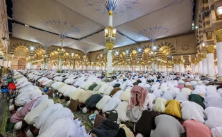 حضور ۱۰ میلیون نمازگزار در مسجدالنبی در دهه اول ماه رمضان