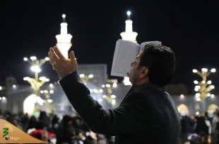 مراسم شب نوزدهم ماه رمضان در حرم مطهر رضوی+عکس 2