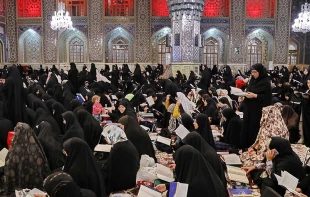 مراسم شب نوزدهم ماه رمضان در حرم مطهر رضوی+عکس 3
