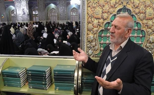 مراسم شب نوزدهم ماه رمضان در حرم مطهر رضوی+عکس 7