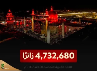 تعداد زائران آستان علوی در ایام سوگواری شهادت امیر مؤمنان (ع) اعلام شد 2