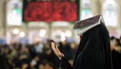 حال و هوای سومین شب قدر در حرم امام حسین علیه‌السلام 4