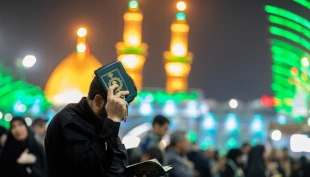 حال و هوای سومین شب قدر در حرم امام حسین علیه‌السلام 5