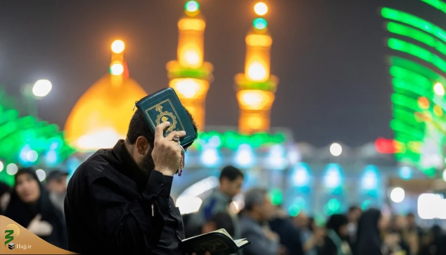 حال و هوای سومین شب قدر در حرم امام حسین علیه‌السلام 5