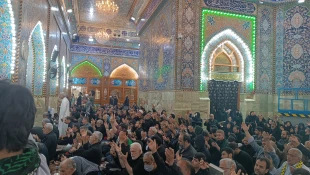 ندای الغوث زائران ایرانی کربلا در شب بیست و سوم رمضان در خیمه گاه حسینی+ فیلم 2
