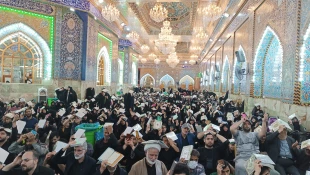 ندای الغوث زائران ایرانی کربلا در شب بیست و سوم رمضان در خیمه گاه حسینی+ فیلم 2