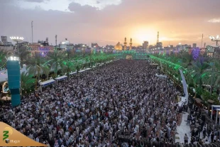 نماز عید سعید فطر در کربلا اقامه شد+عکس 3