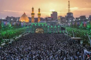 نماز عید سعید فطر در کربلا اقامه شد+عکس