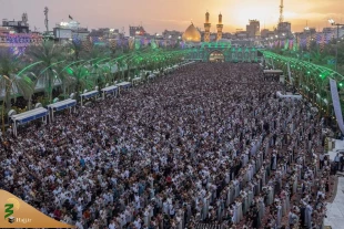 نماز عید سعید فطر در کربلا اقامه شد+عکس 5