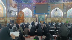 قرائت دعای ندبه در خیمه گاه حسینی