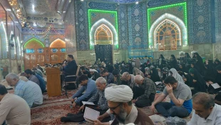 قرائت دعای ندبه در خیمه گاه حسینی 4
