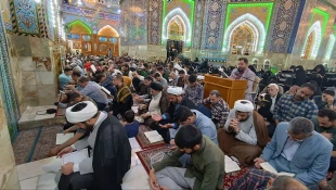 برگزاری مراسم پرشور دعای کمیل در خیمه گاه حسینی 4