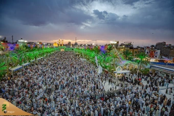 اقامه نماز عید سعید فطر در کربلای معلی 2