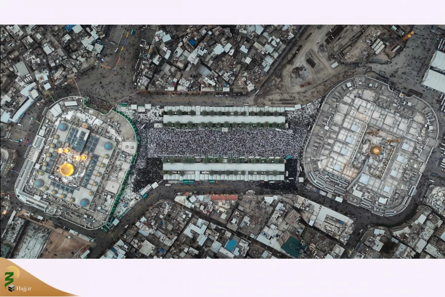 اقامه نماز عید سعید فطر در کربلای معلی 5