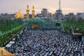 اقامه نماز عید سعید فطر در کربلای معلی 26