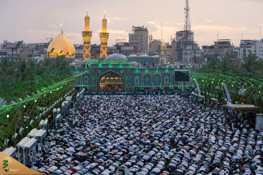 اقامه نماز عید سعید فطر در کربلای معلی 26