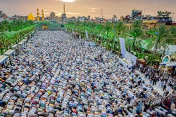 اقامه نماز عید سعید فطر در کربلای معلی 29