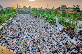 اقامه نماز عید سعید فطر در کربلای معلی 29