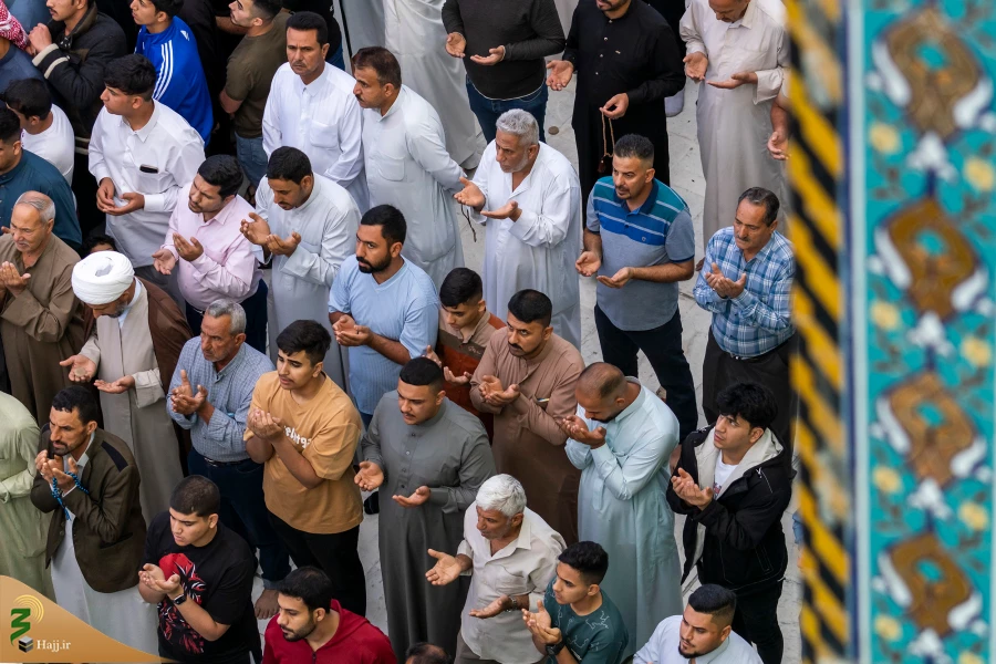 اقامه نماز عید سعید فطر در کربلای معلی 8