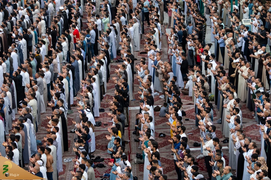 اقامه نماز عید سعید فطر در کربلای معلی 30