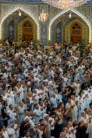اقامه نماز عید سعید فطر در کربلای معلی 9