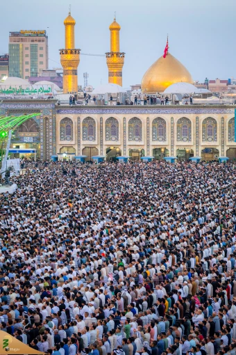 اقامه نماز عید سعید فطر در کربلای معلی 31