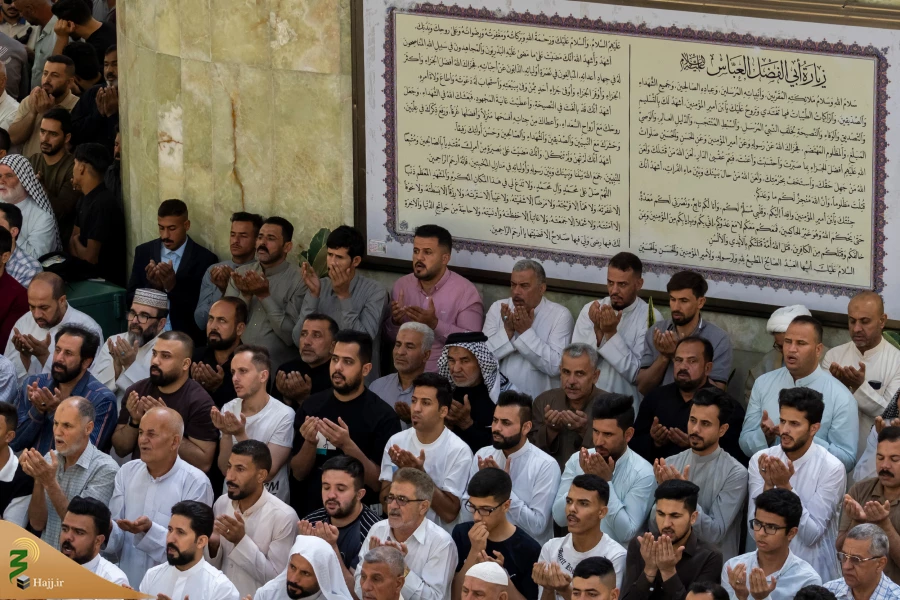 اقامه نماز عید سعید فطر در کربلای معلی 10