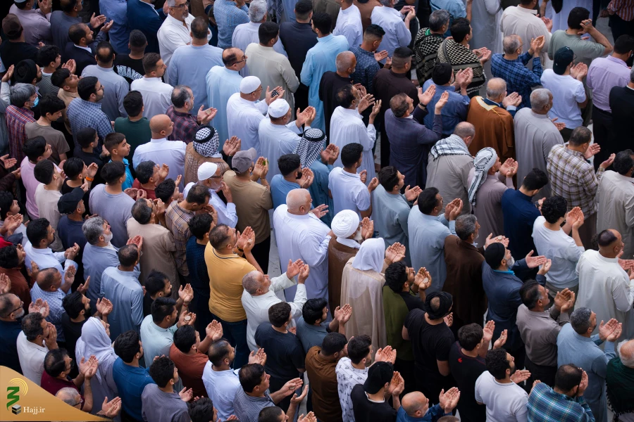 اقامه نماز عید سعید فطر در کربلای معلی 15