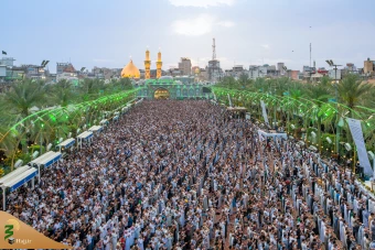 اقامه نماز عید سعید فطر در کربلای معلی 17