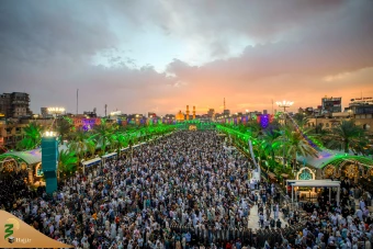 اقامه نماز عید سعید فطر در کربلای معلی 32