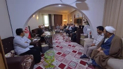 دیدار اساتید برتر و علمی دانشگاه رازی کرمانشاه،  با کارشناس مسئول فرهنگی بعثه مقام معظم رهبری در کربلای معلی 2