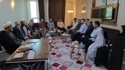 دیدار اساتید برتر و علمی دانشگاه رازی کرمانشاه،  با کارشناس مسئول فرهنگی بعثه مقام معظم رهبری در کربلای معلی 3