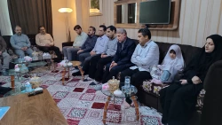 دیدار اساتید برتر و علمی دانشگاه رازی کرمانشاه،  با کارشناس مسئول فرهنگی بعثه مقام معظم رهبری در کربلای معلی 5