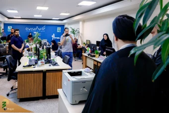 بازدید از خبرگزاری دانشجویان ایران 22