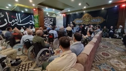 دیدار صمیمانه کارکنان دفتر نمایندگی بعثه درعراق با کاروان جانبازان و ایثارگران 2