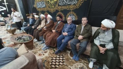 دیدار صمیمانه کارکنان دفتر نمایندگی بعثه درعراق با کاروان جانبازان و ایثارگران 8