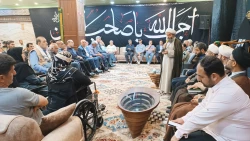 دیدار صمیمانه کارکنان دفتر نمایندگی بعثه درعراق با کاروان جانبازان و ایثارگران 9