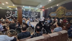 دیدار صمیمانه کارکنان دفتر نمایندگی بعثه درعراق با کاروان جانبازان و ایثارگران 10