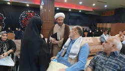 دیدار صمیمانه کارکنان دفتر نمایندگی بعثه درعراق با کاروان جانبازان و ایثارگران 11