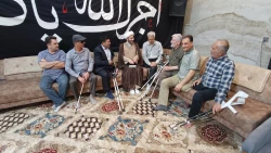 دیدار صمیمانه کارکنان دفتر نمایندگی بعثه درعراق با کاروان جانبازان و ایثارگران 12