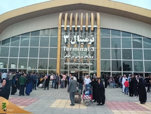بازگشت اولین گروه زائران عمره به مشهد مقدس  2