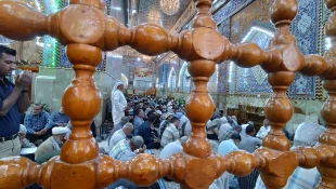برگزاری مراسم پرشور دعای کمیل در خیمه گاه حسینی+فیلم 2