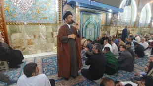 برگزاری مراسم پرشور دعای کمیل در خیمه گاه حسینی+فیلم 2