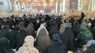 برگزاری مراسم پرشور دعای کمیل در خیمه گاه حسینی+فیلم 2