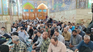 برگزاری مراسم پرشور دعای کمیل در خیمه گاه حسینی+فیلم 2