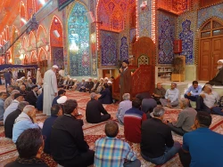 مراسم عزاداری شیخ الائمه حضرت امام صادق علیه الاسلام در حرم امام حسین(ع) 2