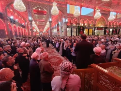 مراسم عزاداری شیخ الائمه حضرت امام صادق علیه الاسلام در حرم امام حسین(ع) 2