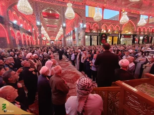 مراسم عزاداری شیخ الائمه حضرت امام صادق علیه الاسلام در حرم امام حسین(ع) 2