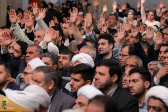 دیدار مسئولان و کارگزاران حج با رهبر انقلاب 38